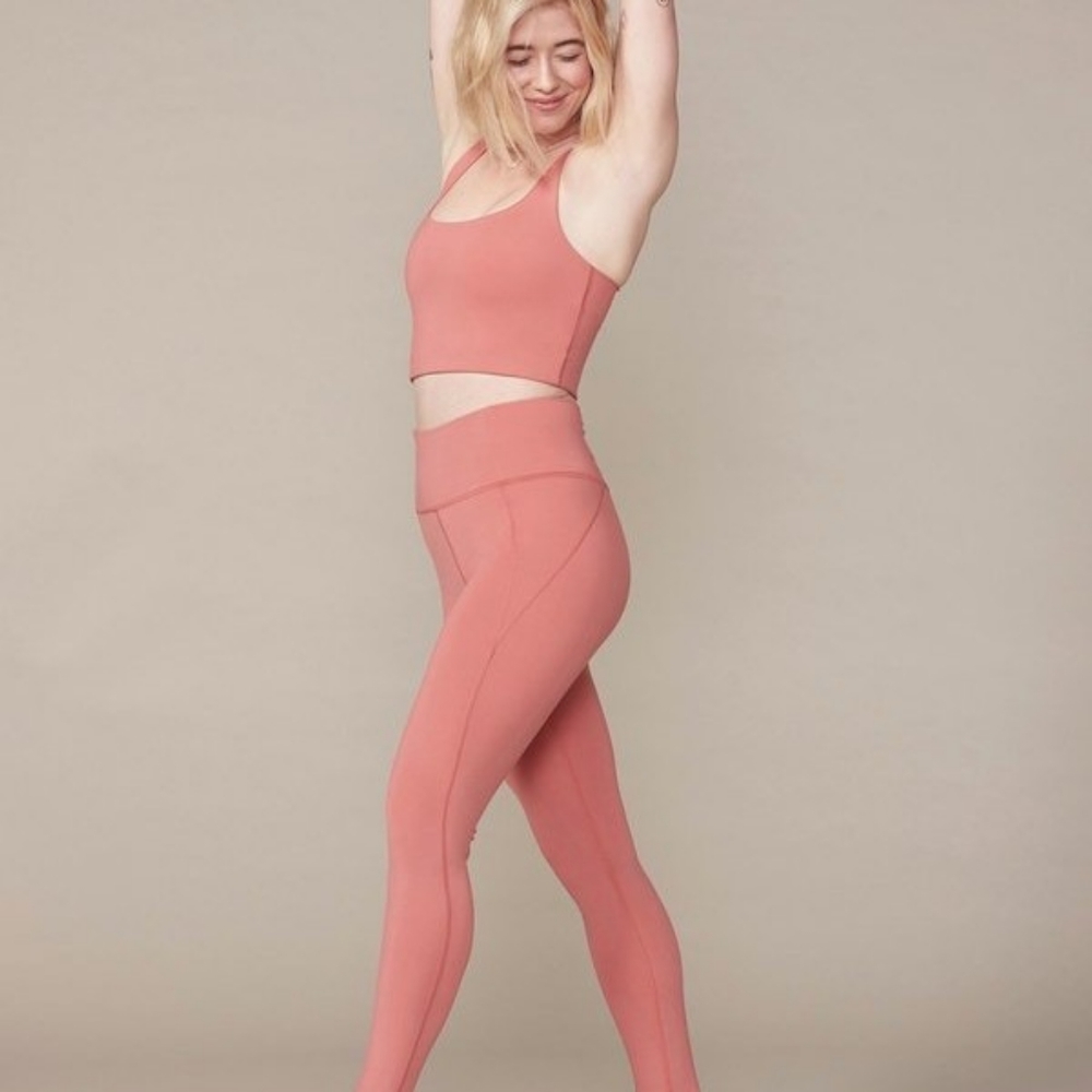 Girlfriend Collective Set in Clay Size Small Short